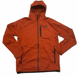 The North Face Men's Burnt Orange fleece Jacket